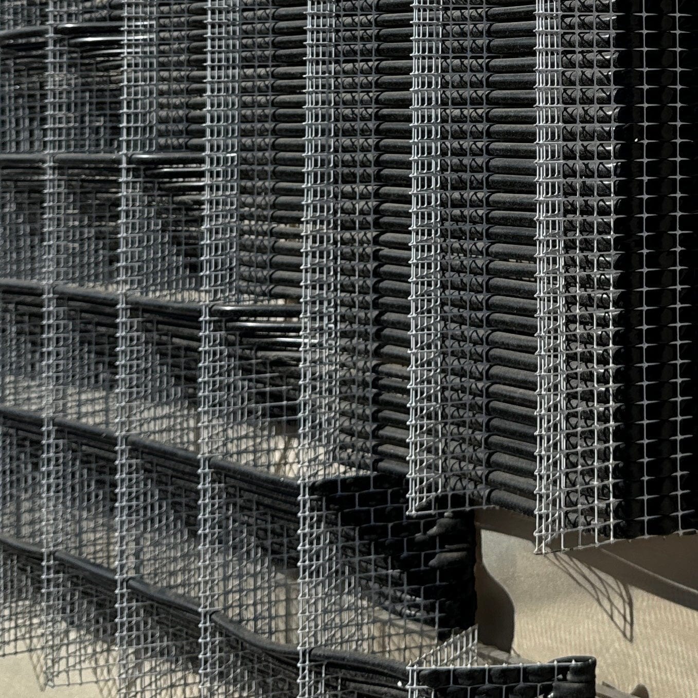 Artist-Made Rubber & Wire 3D Wall Art - Monte Visión