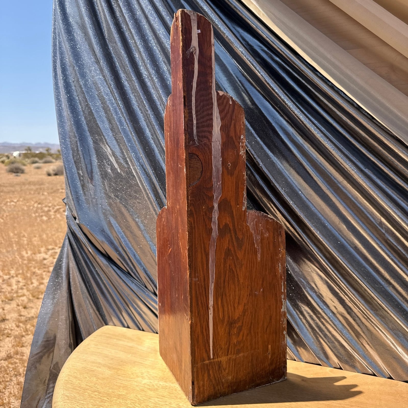 Primitive Wood Corner 3-Shelf Piece - Monte Visión