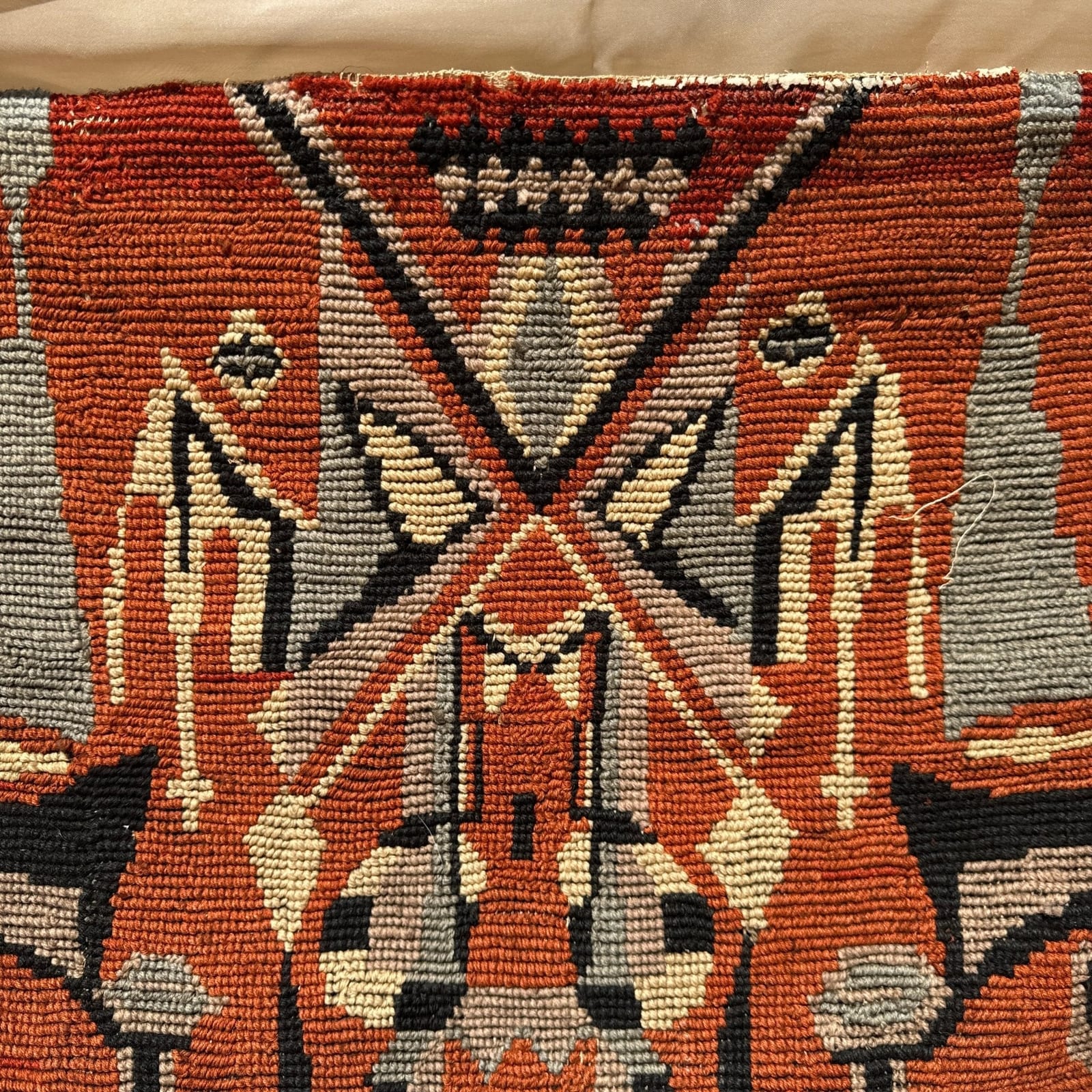 1970's Andean Rorschach Psychedelic Tapestry - Monte Visión