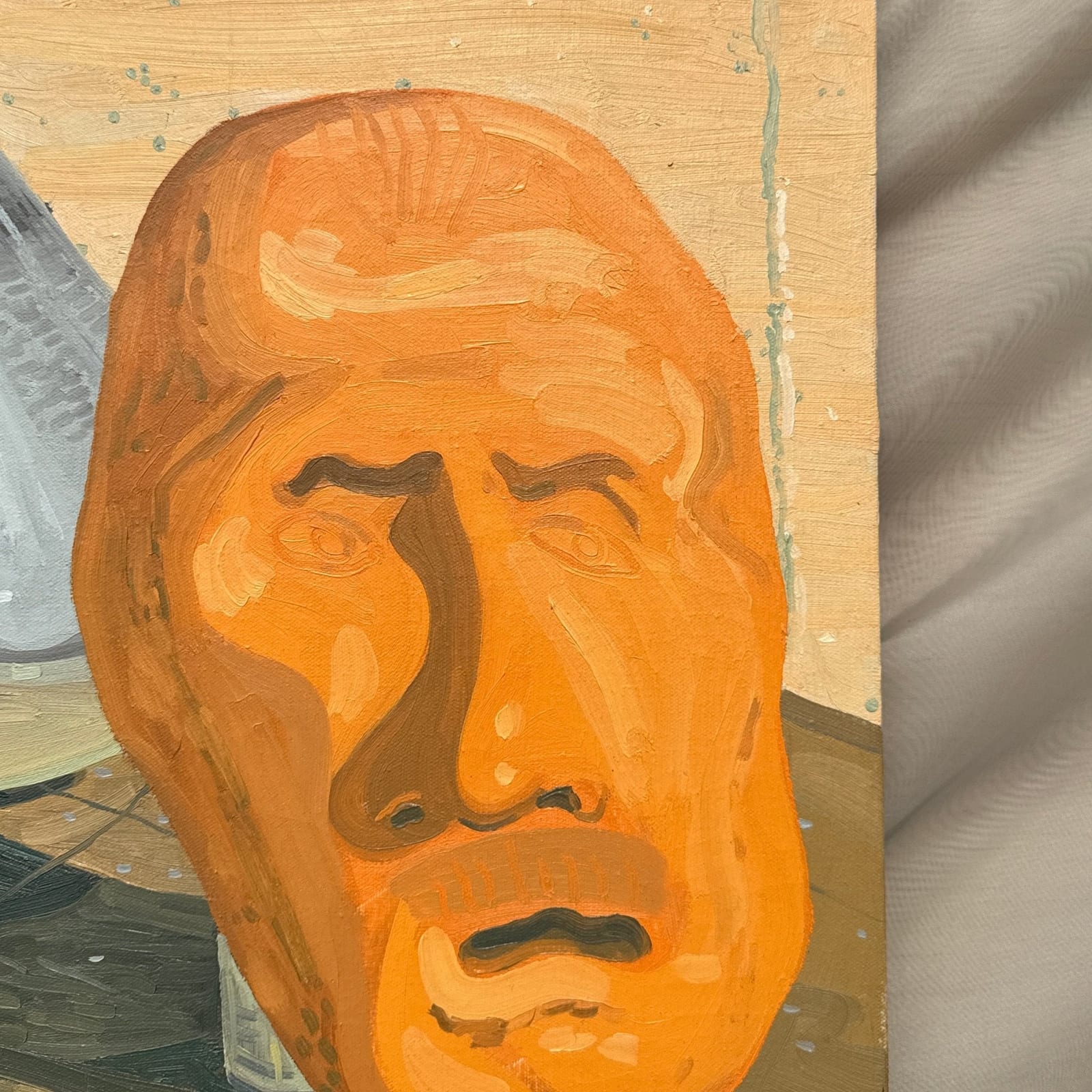 1970's Surrealist Artists Table Top Still Life - Monte Visión