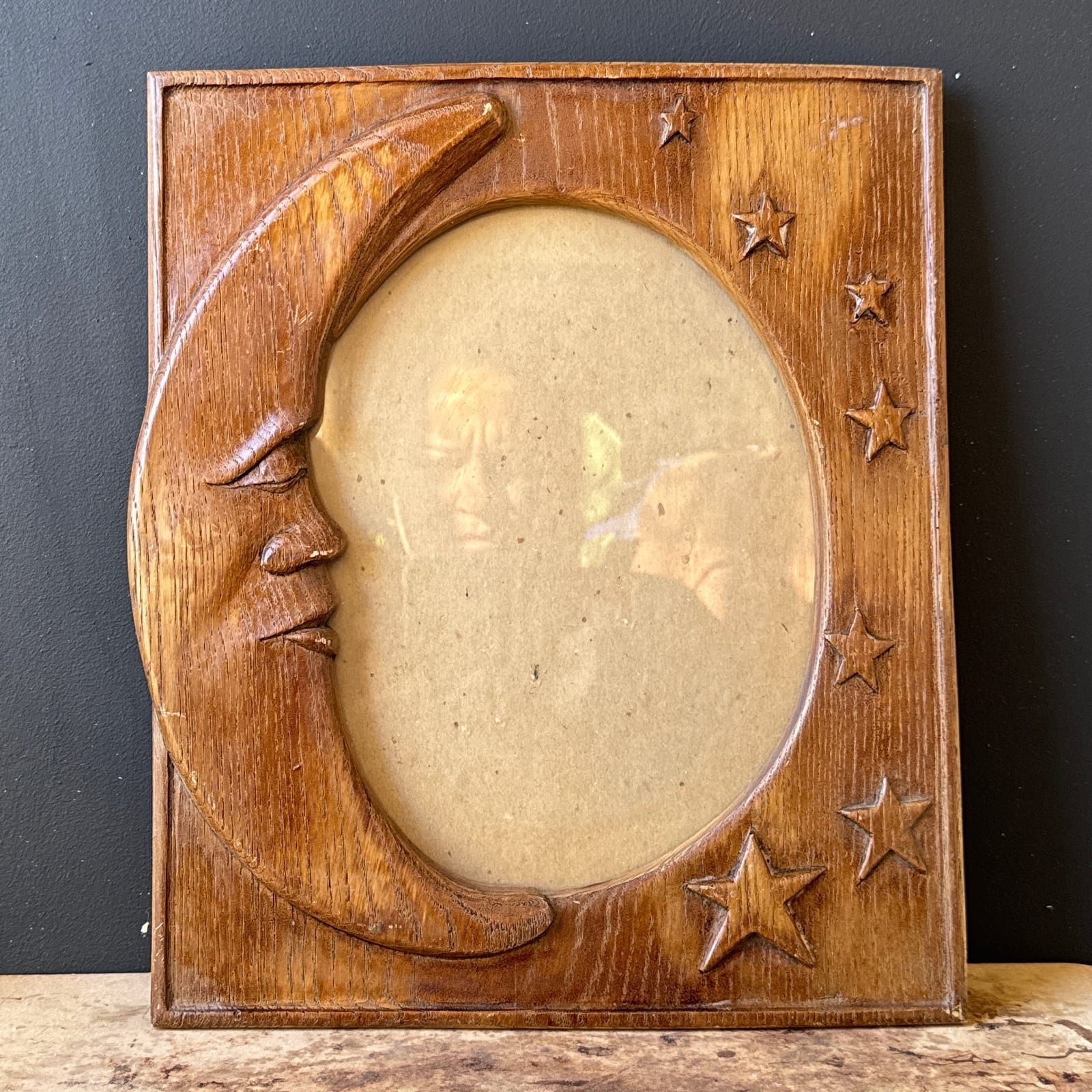 1980's Moon & Stars Wood Frame - Monte Visión