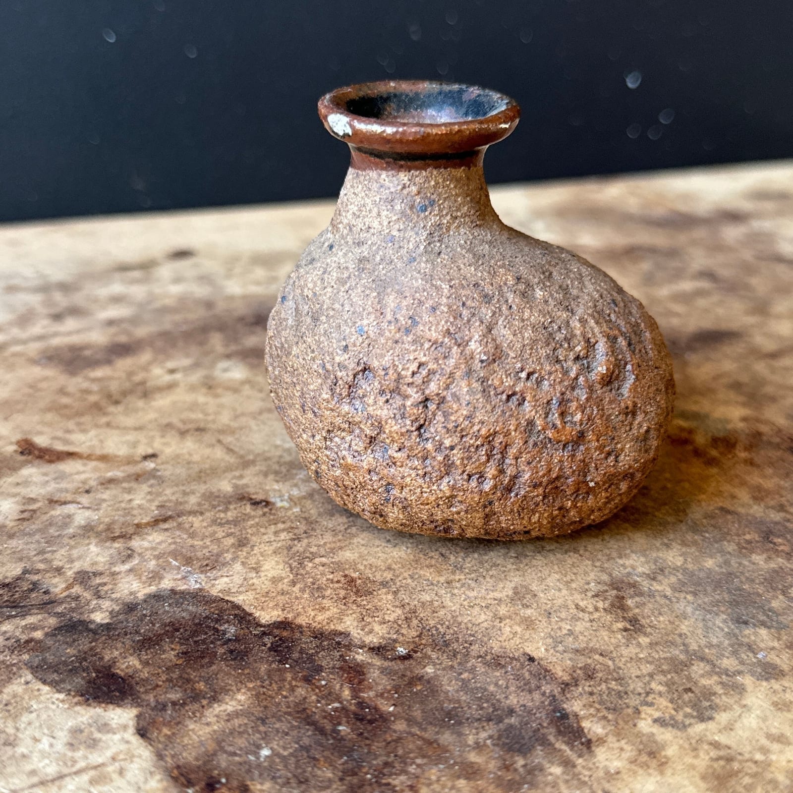 Extra-Small Vintage Artist-Made Bud Vase - Monte Visión