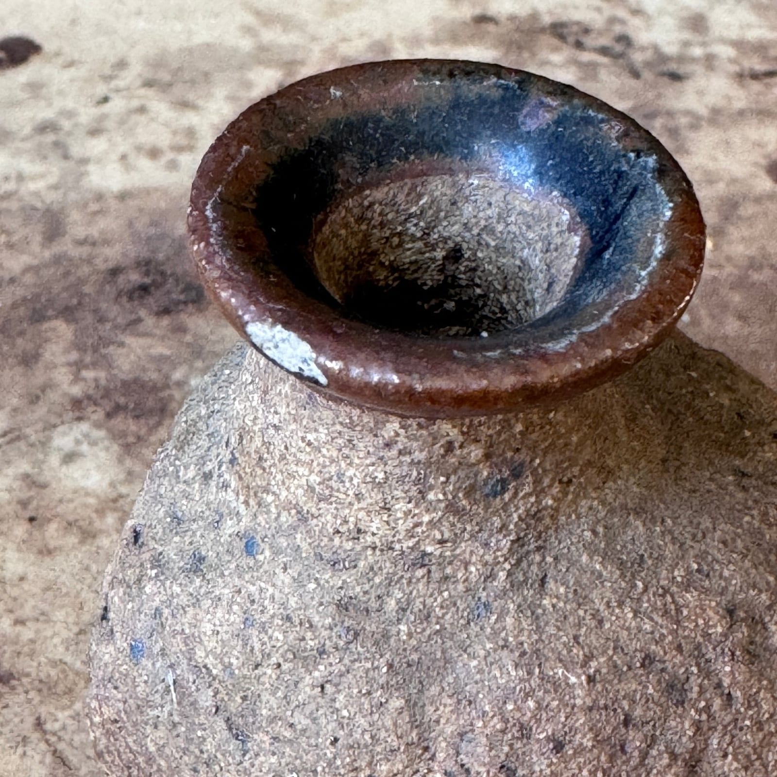 Extra-Small Vintage Artist-Made Bud Vase - Monte Visión