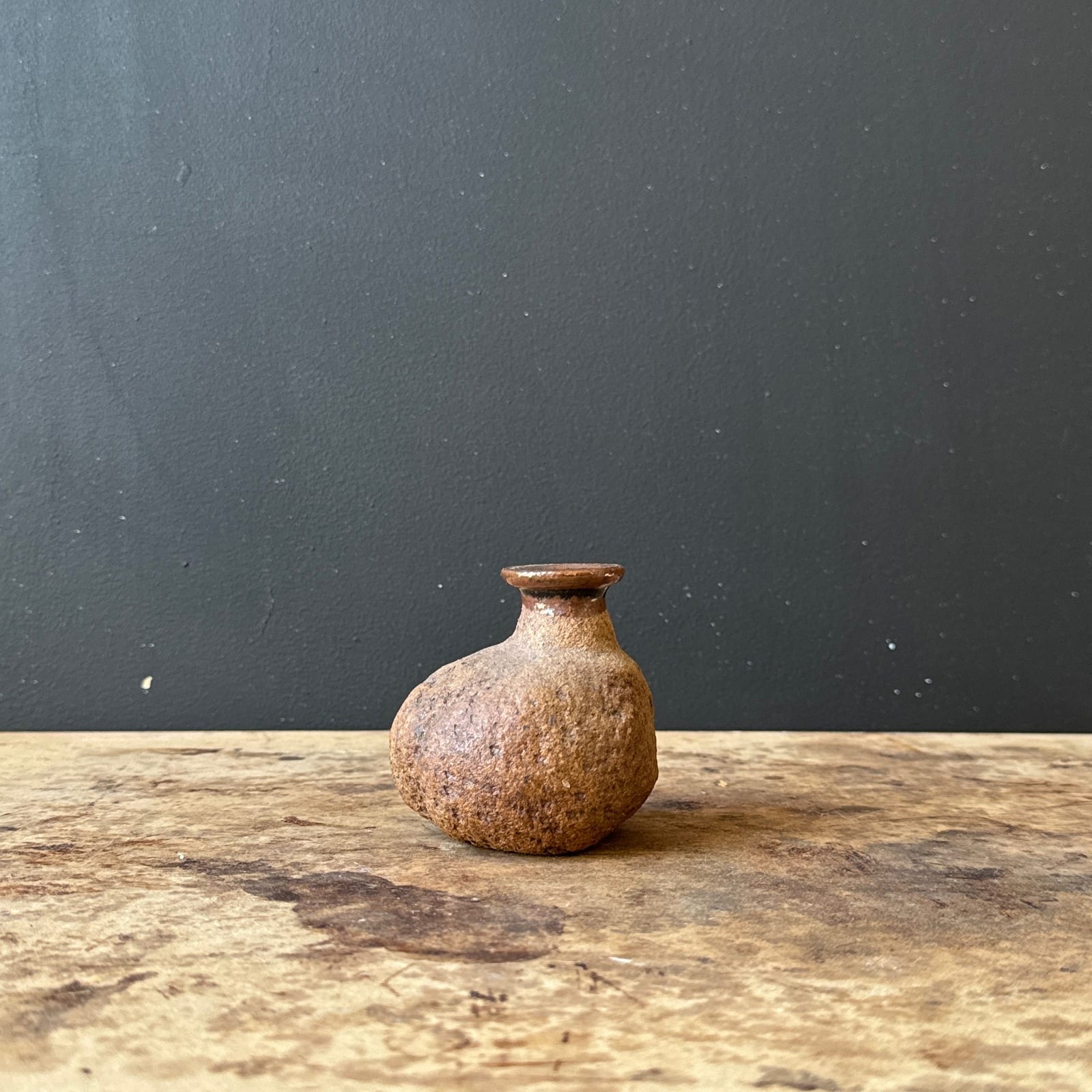 Extra-Small Vintage Artist-Made Bud Vase - Monte Visión