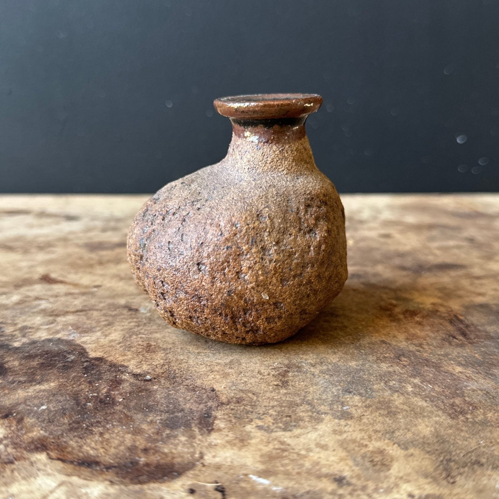 Extra-Small Vintage Artist-Made Bud Vase - Monte Visión