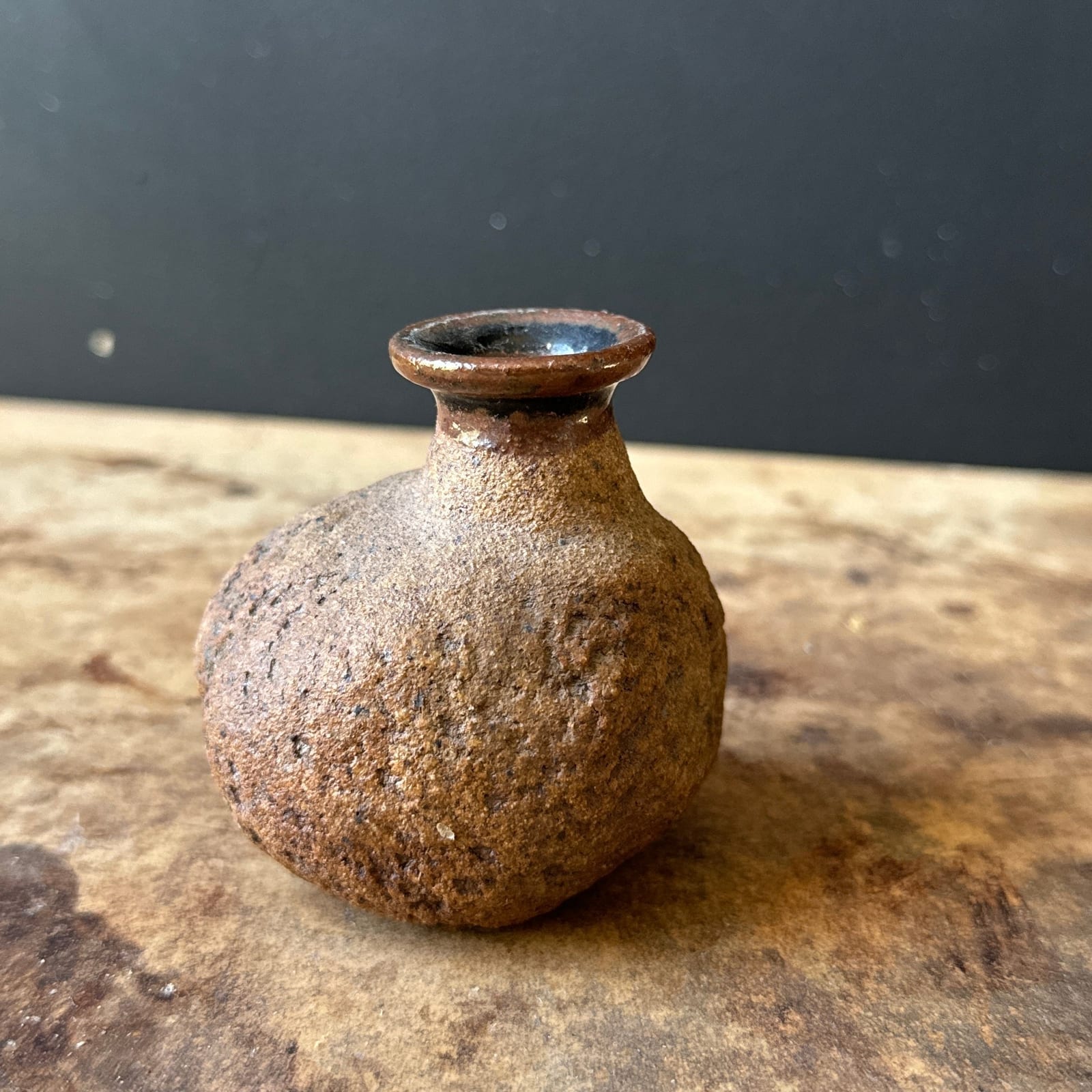 Extra-Small Vintage Artist-Made Bud Vase - Monte Visión