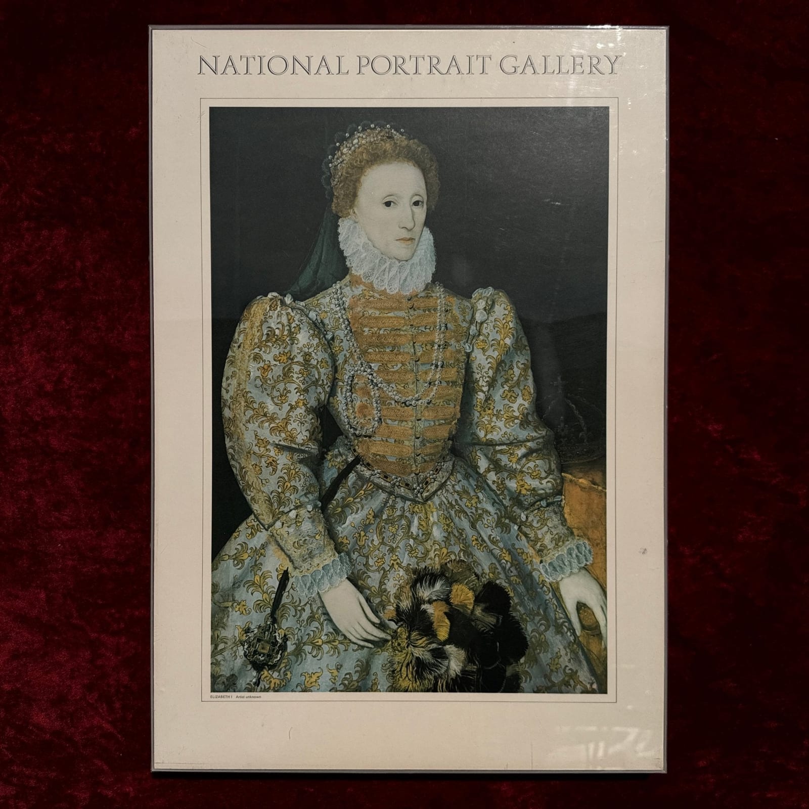 Framed National Portrait Gallery Elizabeth I Poster - Monte Visión