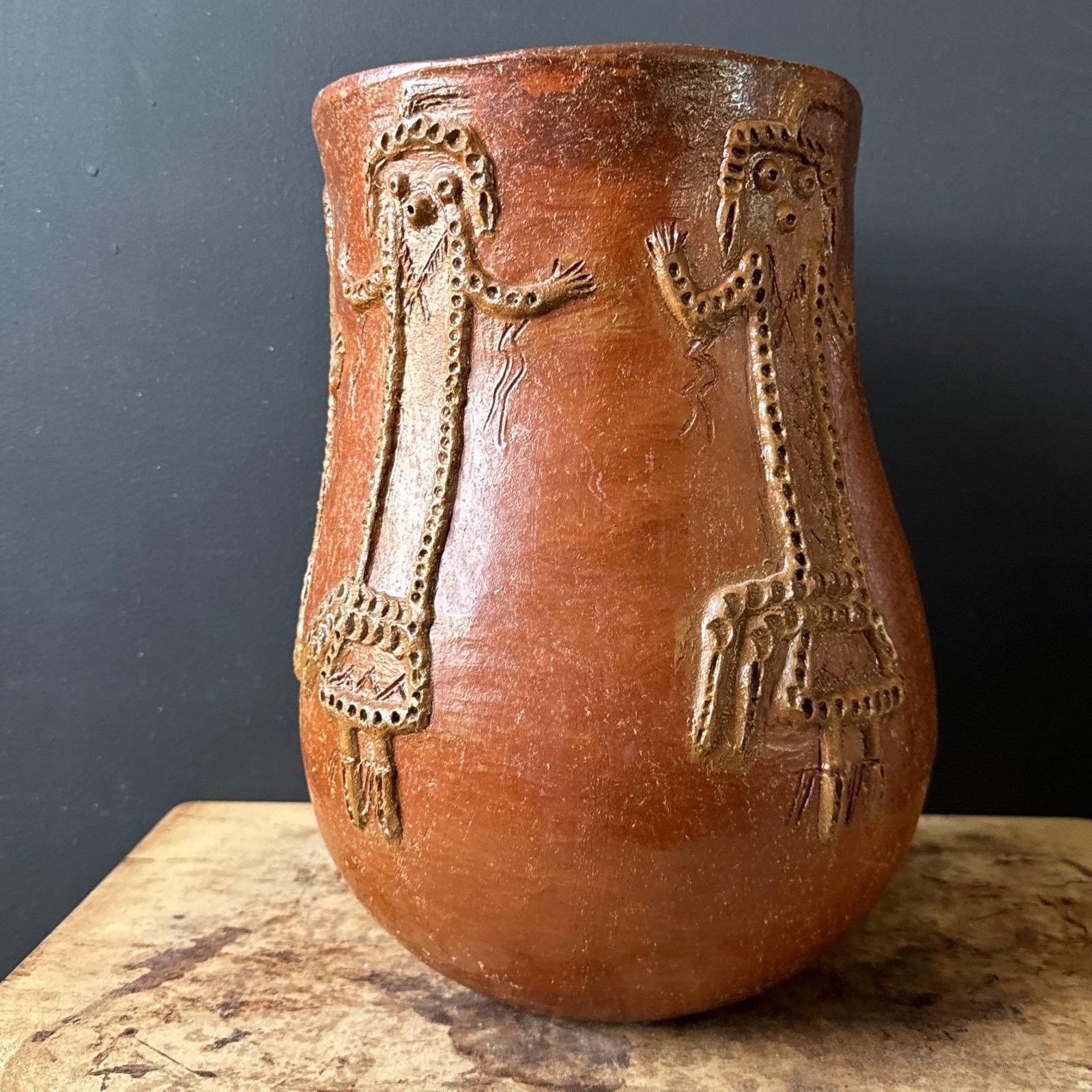 Navajo Corn Maiden Pottery by Faye Tso - Monte Visión