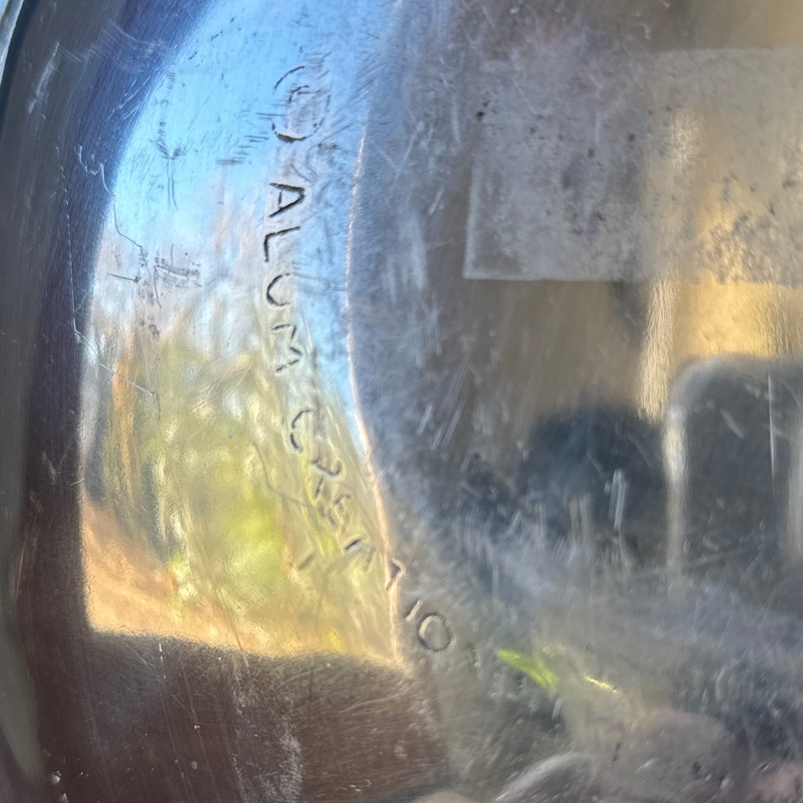 Postmodern Aluminum Oversized Rose Fruit Dish - Monte Visión