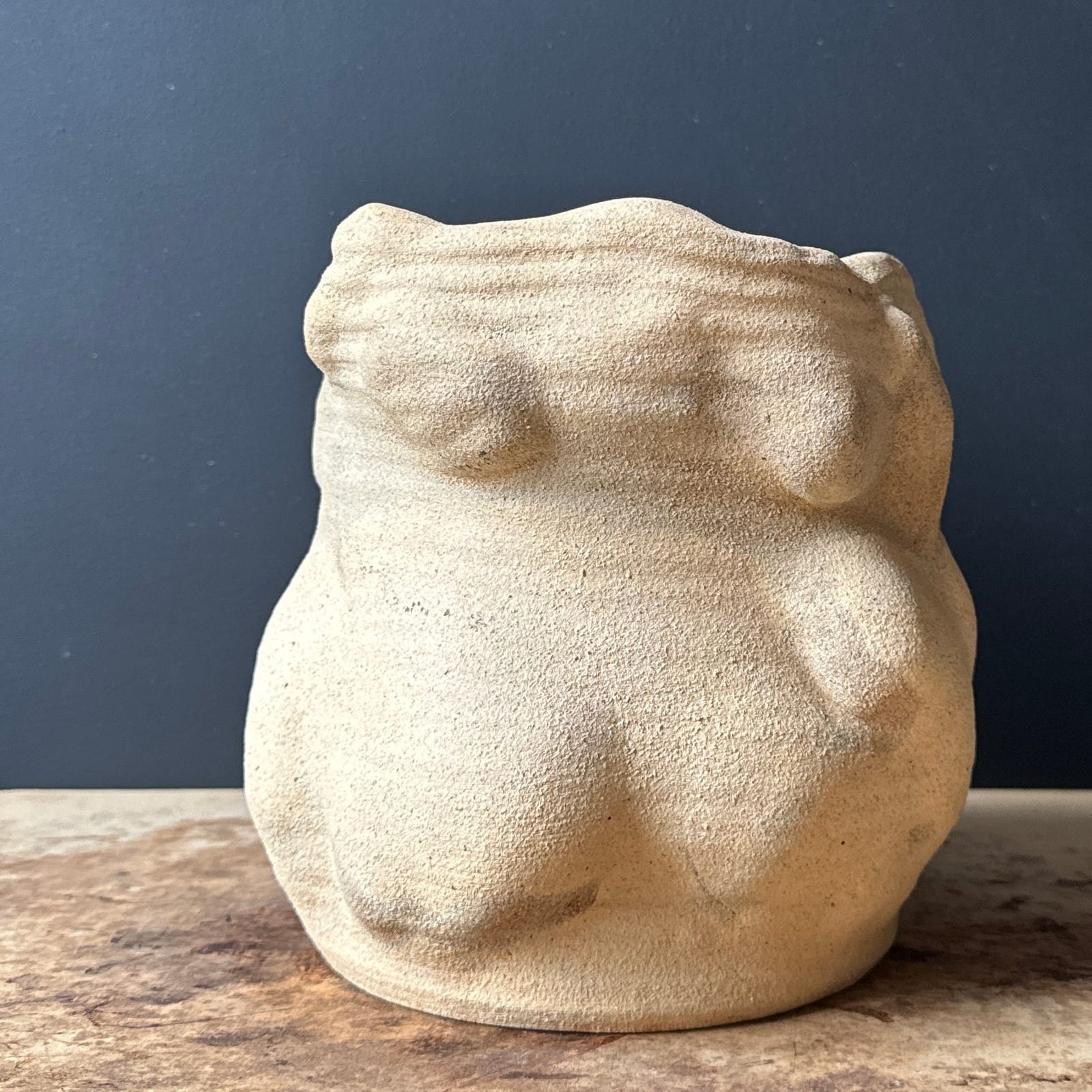 Postmodern Biomorphic Freeform Studio Pottery Vase - Monte Visión