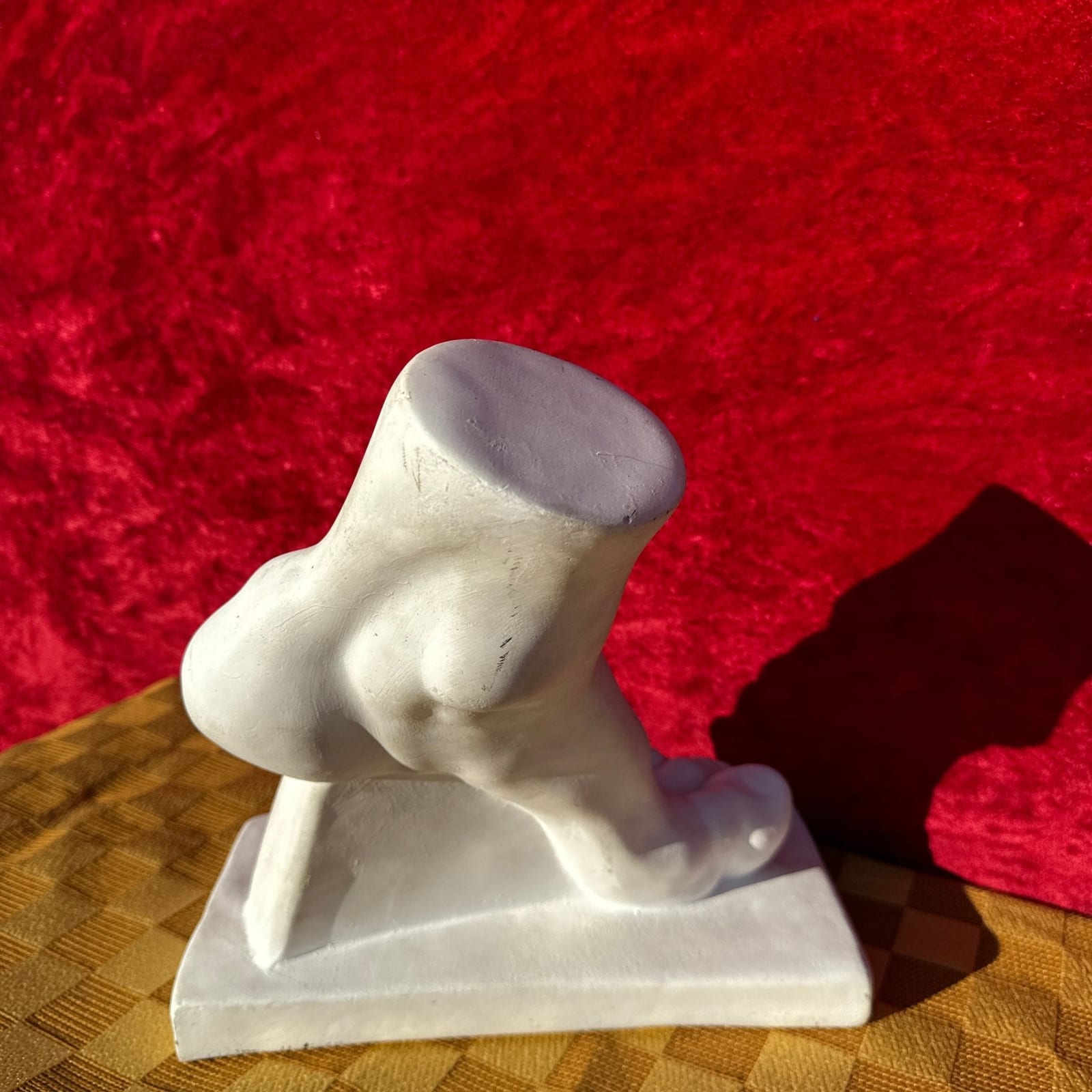 Postmodern Oversized Plaster Male Foot - Monte Visión