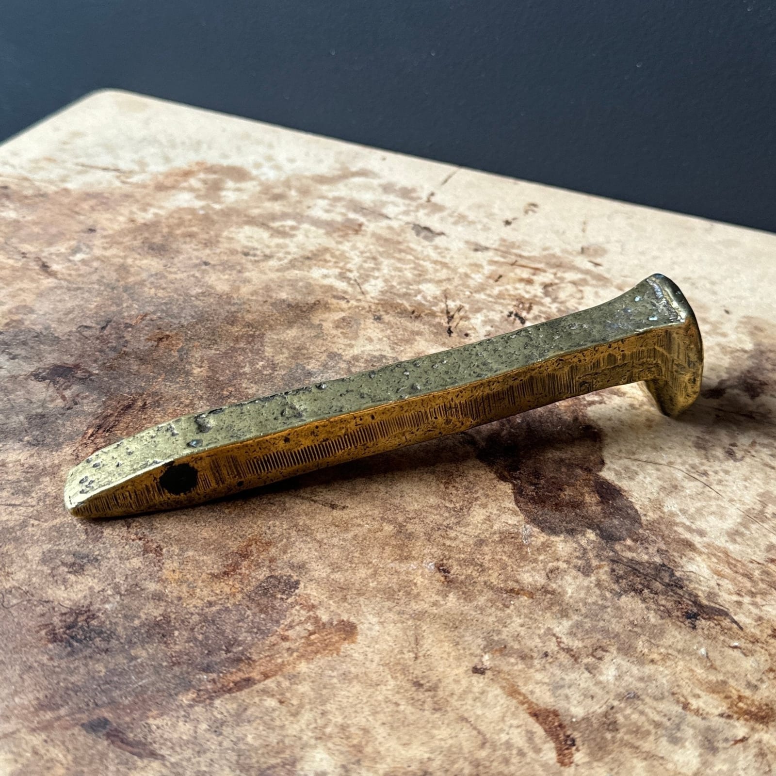 Solid Bronze Railroad Spike Decor - Monte Visión