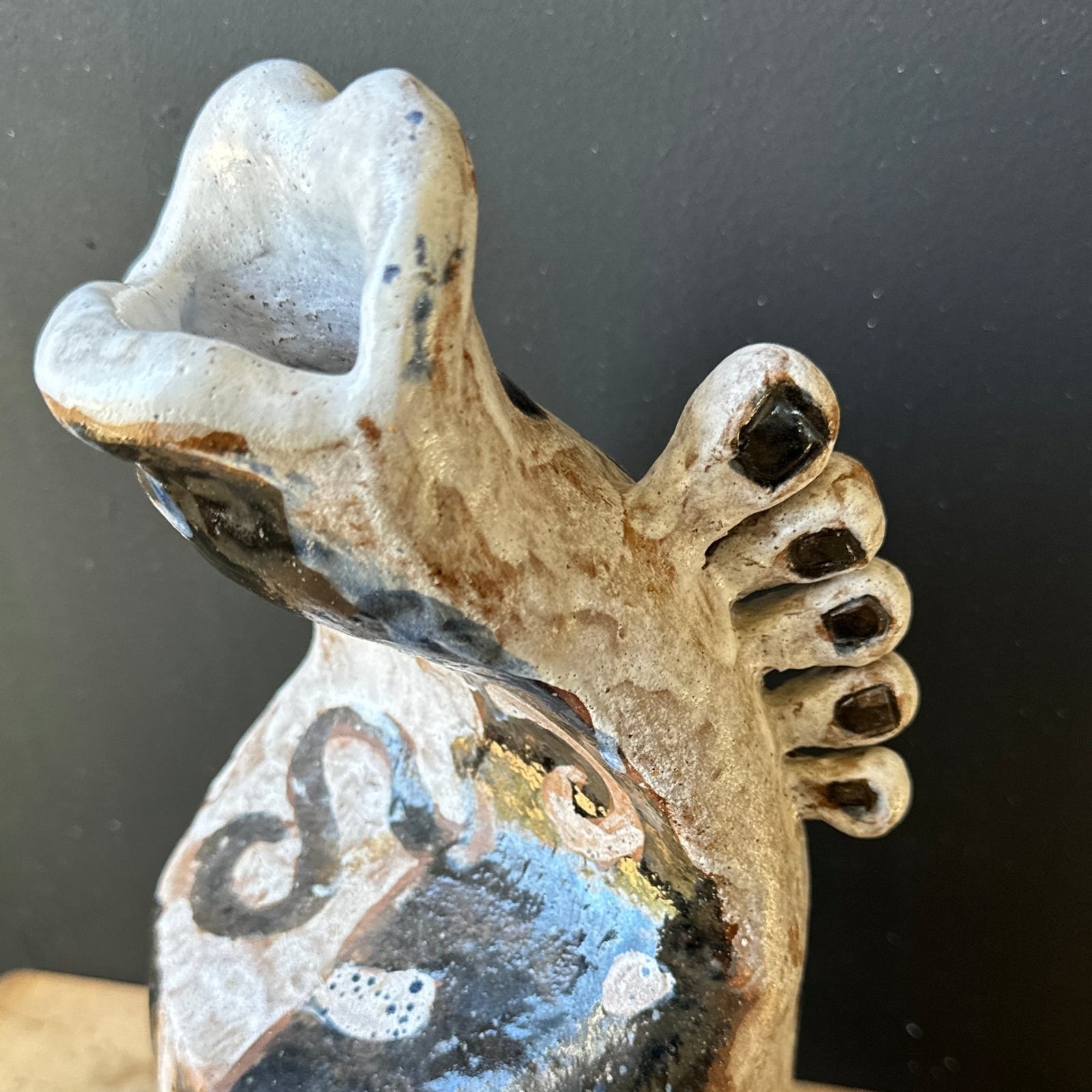 Student Glazed Pottery Body Parts Vase or Vessel - Monte Visión