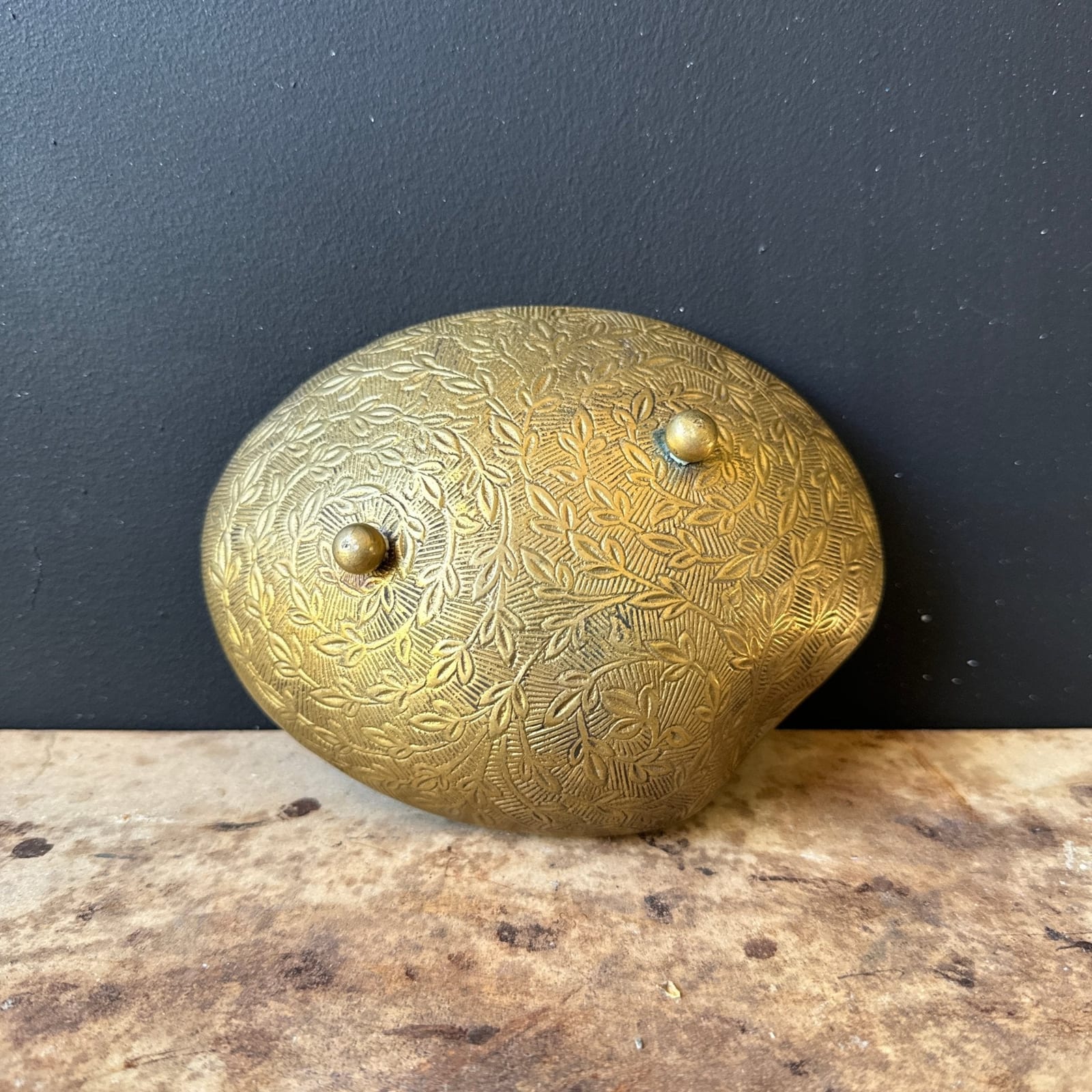 Vintage Brass Clam Catchall Tray - Monte Visión
