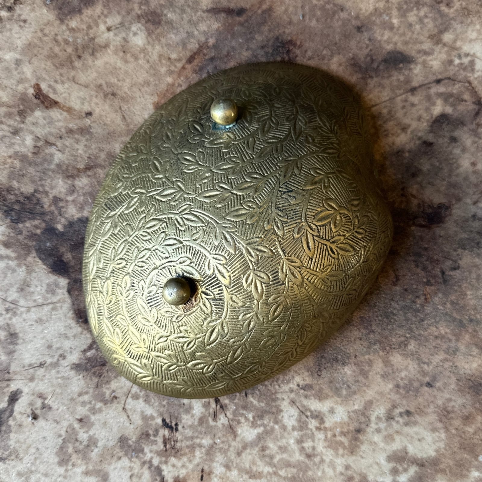 Vintage Brass Clam Catchall Tray - Monte Visión