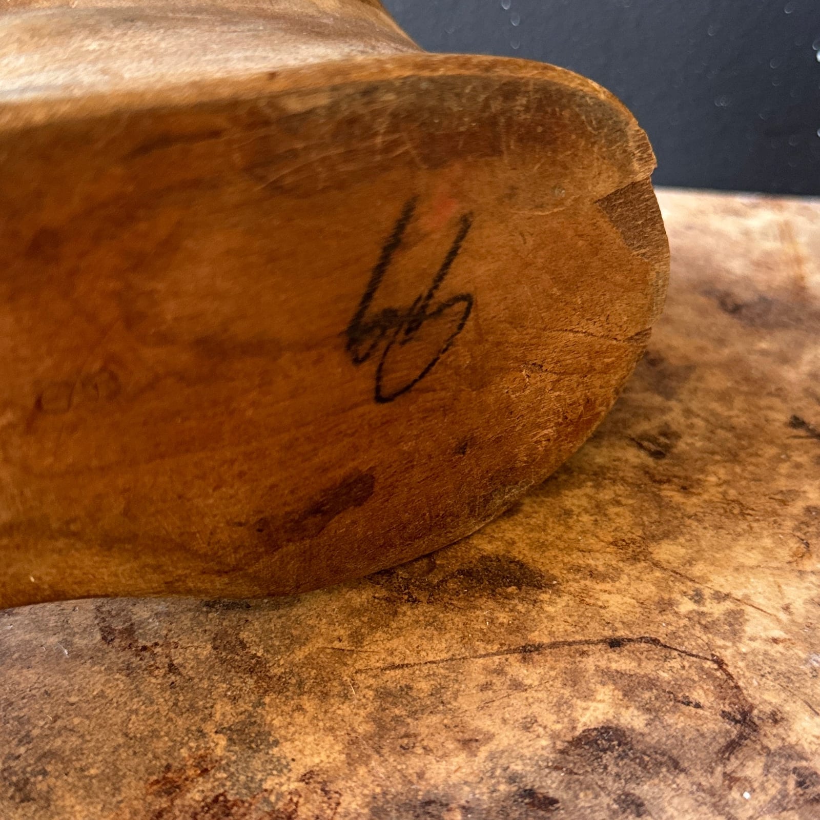 Vintage Hand-Carved Foot Ashtray - Monte Visión