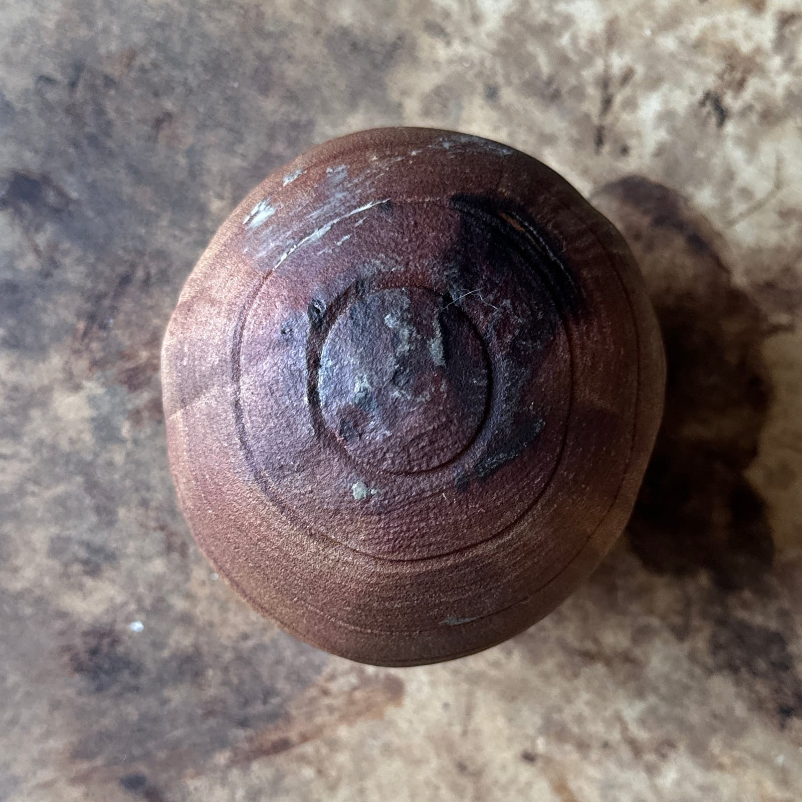 Vintage Petite Carved Gourd Vessel - Monte Visión