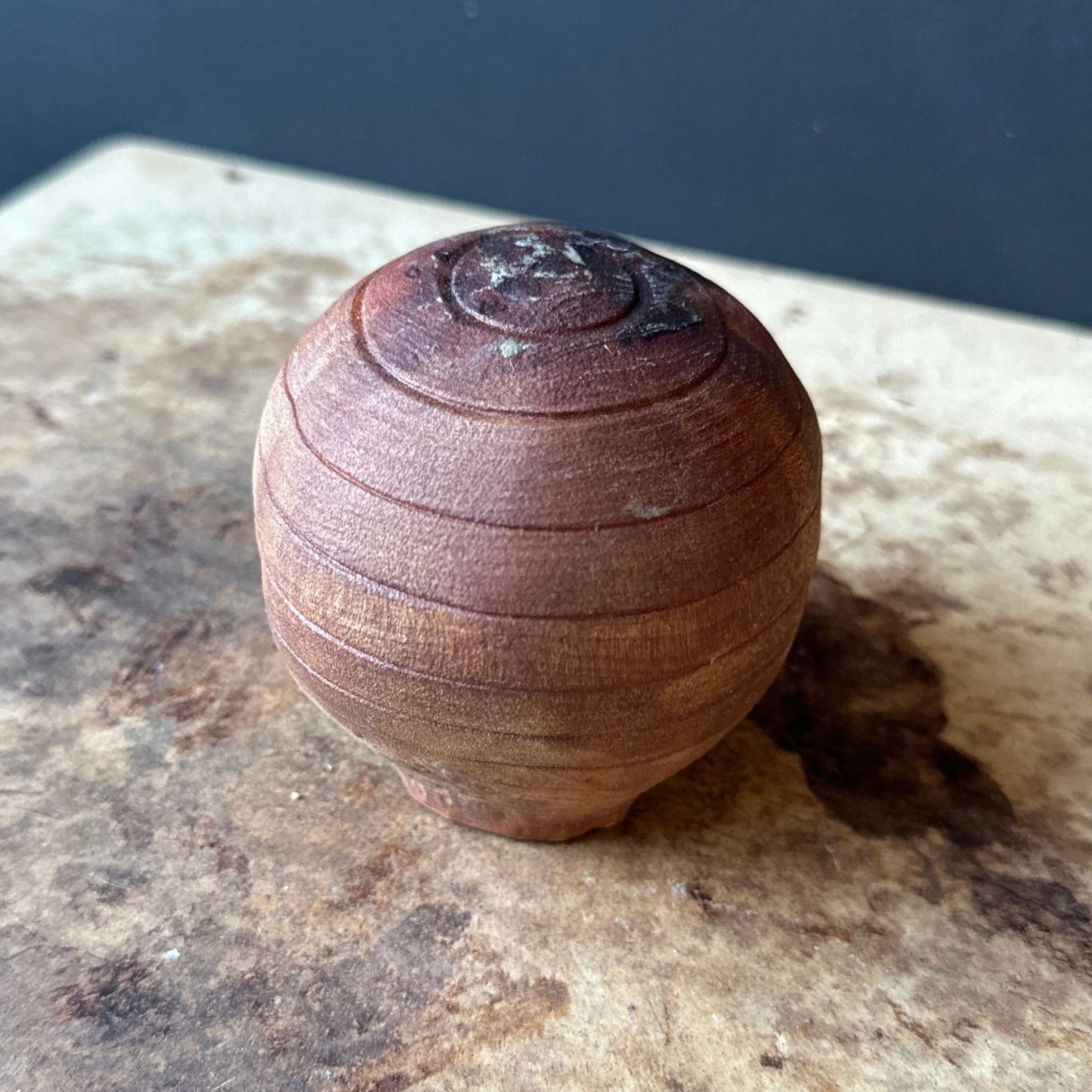 Vintage Petite Carved Gourd Vessel - Monte Visión