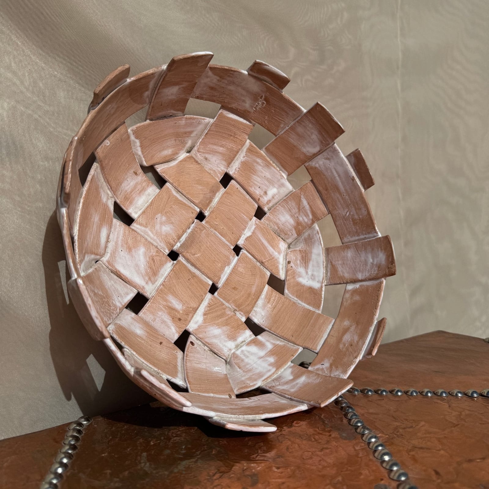 Vintage Woven Ceramic Italian Fruit Bowl - Monte Visión